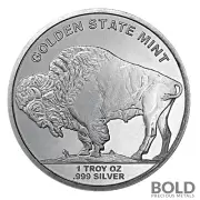Silver 1 oz Buffalo Round (Golden State Mint)