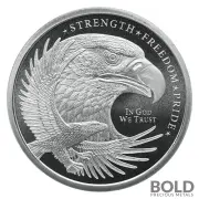 Silver 1/4 oz Eagle Round (Golden State Mint)