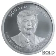 President Donald J. Trump 2 oz Silver Round (Golden State Mint)