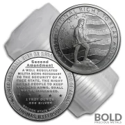 Silver 1 oz Second Amendment Round