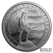 Silver 1 oz Second Amendment Round