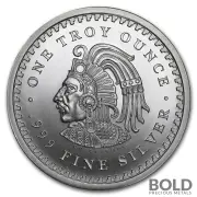 Silver 1 oz Aztec Calendar Round