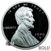 Silver - 2 oz Lincoln Wheat Cent Round