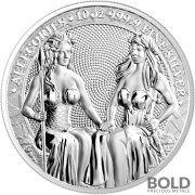 2021 Silver Allegories Germania & Austria 10 oz BU Round