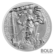 2021 Lady Germania 10 Mark 2 oz Silver BU Round