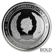 2018 EC8 Anguilla: Lobster 1 oz Silver Proof (Colored)