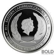 2018 Silver 1 oz St. Lucia Flamingo Coin Proof (Colored)