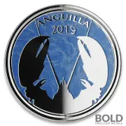 2019 EC8 Anguilla: Lobster 1 oz Silver Proof (Colored)