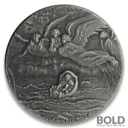 2019 Silver 2 oz Scottsdale Biblical Series - Moses On The Nile