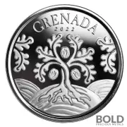 2022 1 oz Silver EC8 Grenada Nutmeg Tree BU (*no capsule)