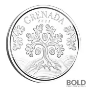 2022 1 oz Silver EC8 Grenada Nutmeg Tree BU