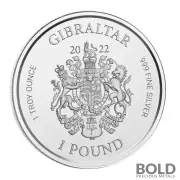 2022 Gibraltar Lady Justice Silver 1 oz BU