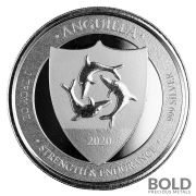 2020 EC8 Anguilla Coat of Arms 1 oz Silver BU