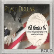 Snaplock HE Harris & Co: Peace Dollar Frosty Case