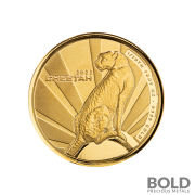 2022 Gold 1/10 oz Cameroon Cheetah BU