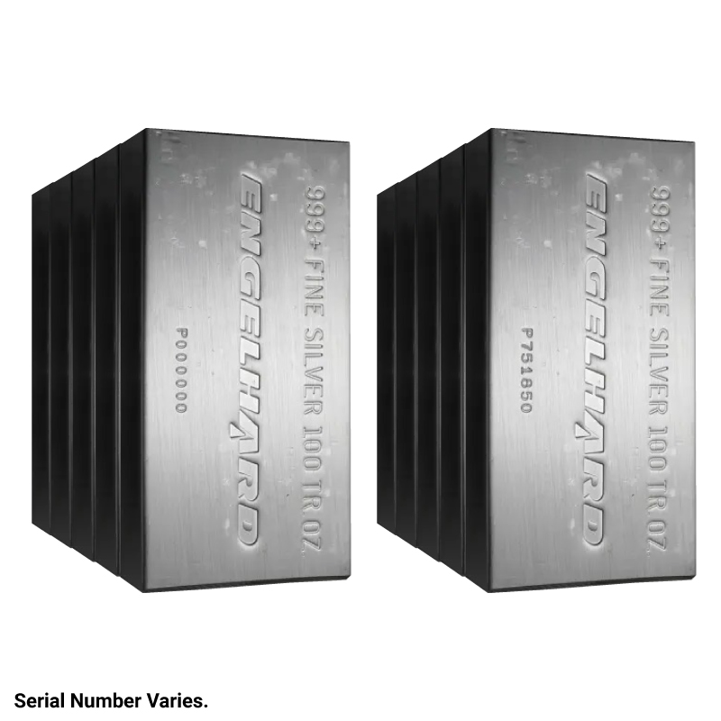 1000 Oz Silver 10 X 100 Oz Engelhard Silver Bars EBay 1000-oz-silver-10-x-100-oz-engelhard-silver-bars-ebay