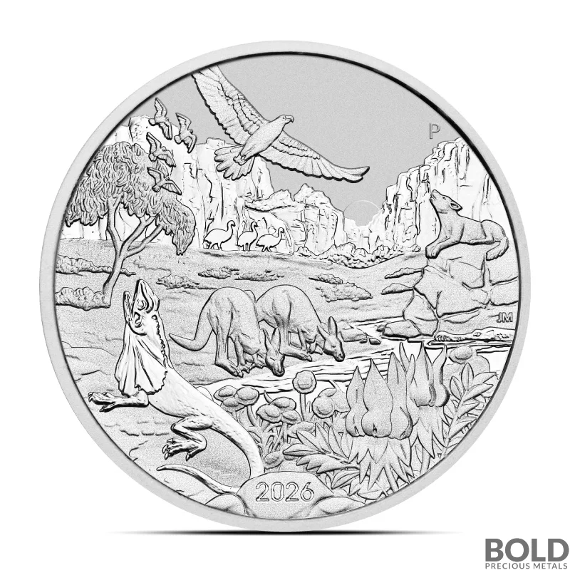 2026 1 oz Perth Wonders of Australia Outback Silver Coin