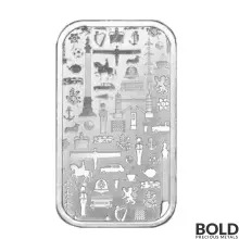 1 oz JBR Silver Bar (Lot of 10)