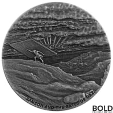 2022 2 oz Fiji Samson and the Gates of Gaza Biblical Series Silver Coin