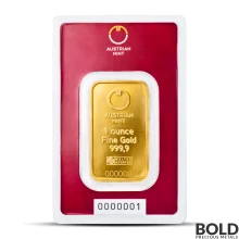 1 oz Austrian Gold Bar