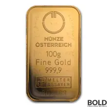 Gold Austria Bar - 100 Gram