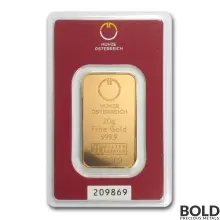 Gold Austria Bar - 20 Gram