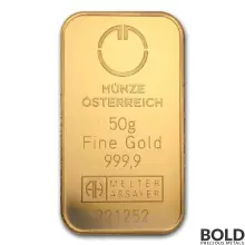 Gold Austria Bar - 50 Gram