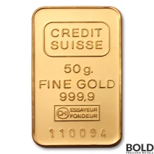 Gold Bar Credit Suisse - 50 gram