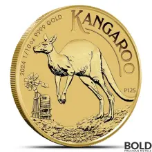 2024 1/10 oz Perth Kangaroo Gold Coin (BU)