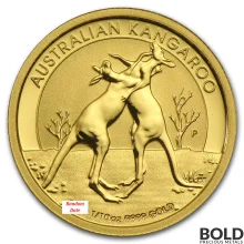 1/10 oz Australian Kangaroo Gold Coin (Random Date)