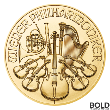 2022 Gold Austrian Philharmonic - 1/25 oz