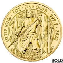 2022 Great Britain Myths & Legends: Little John 1 oz Gold BU
