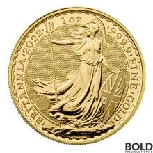 2022 Great Britain Britannia 1 oz Gold BU