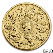 2021 Britain Queen's Beasts Completer 1 oz Gold BU