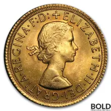 British Queen Elizabeth II Sovereign Gold Coin (Random Date)