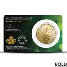  CANADIAN MINT MONNAIE 記念メダル 2023 1 oz Canadian Gold Maple Leaf (Single Sourced Newmont Mine)