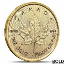 2024 1/20 oz Canadian Maple Leaf Gold Coin (BU)