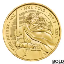 2023 Great Britain Myths & Legends: King Arthur 1 oz Gold BU