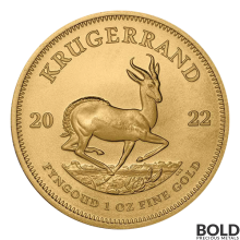 2022 Gold South Africa Krugerrand BU - 1 oz