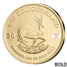 Gold South African Krugerrand *Random Date* - 1/10 oz
