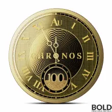 2024 1 oz Tokelau Chronos Gold Coin (Prooflike)