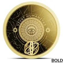 2024 1 oz Tokelau Vivat Humanitas Gold Coin (Prooflike)