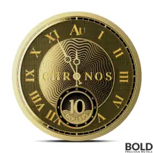 2024 1/10 oz Tokelau Chronos Gold Coin (Prooflike)