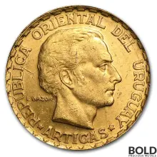Uruguay 5 Peso Gold Coin