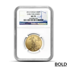 1/2 oz America Eagle MS70 NGC Gold Coin (Early Releases)