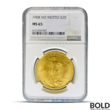 1908 $20 St Gaudens 