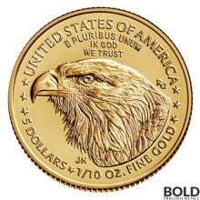 2022 American Gold Eagle 1/10 oz BU