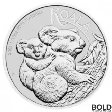 2023 Platinum 1/10 oz Perth Koala BU Coin