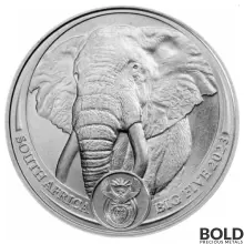 2023 Platinum 1 oz South Africa Big Five Elephant BU Coin