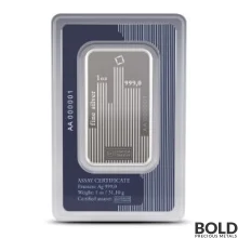 1 oz Valcambi Skyline Silver Bar